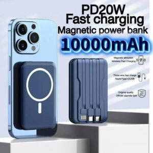 Magnetic Wireless Power Bank 10000mAh PD20W Fast Charger battery