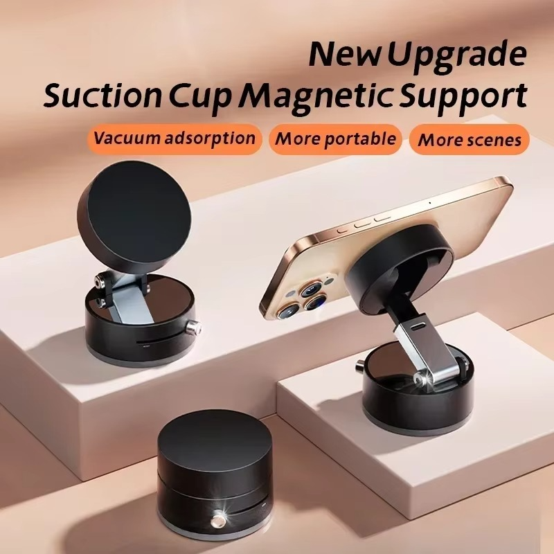 Adjustable Vacuum Magnetic Suction Cup Phone Mount - Image 6